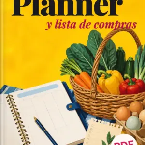 Portada de Planner y lista de compras