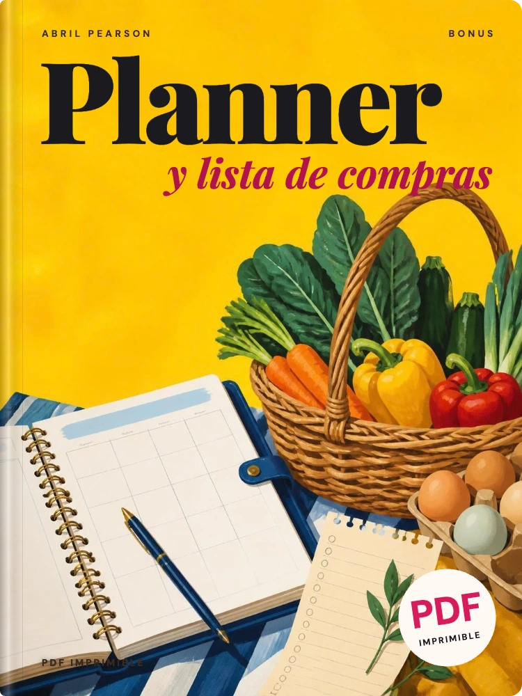Portada de Planner y lista de compras